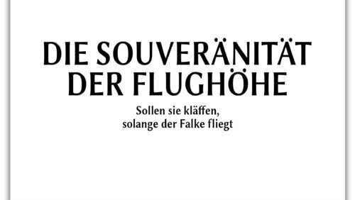 Hörbuch komplett: Die Souveränität der Flughöhe – Sollen sie kläffen | Band 8