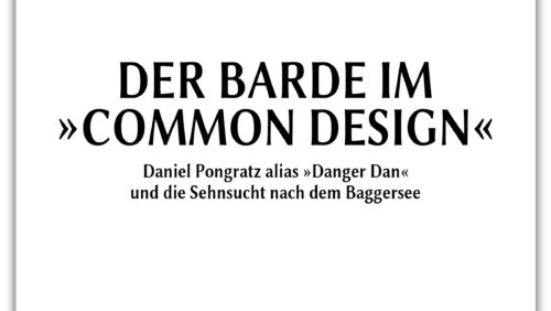 Hörbuch komplett: Der Barde im »Common Design« – Danger Dan, Wegbereiter der Vernichtung? | Band 21
